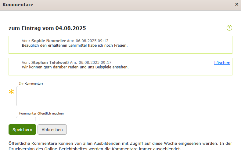 Betriebliche Ausbilder - Antwort des Auszubildenden auf hinterlegten Kommentar_de.png