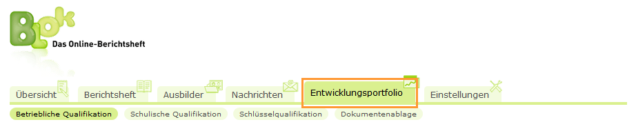 Auszubildende - Navigationsleiste - Entwicklungsportfolio_de.png