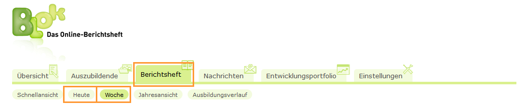 Berufsschullehrer - Navigationsleiste Berichtsheft_de.png