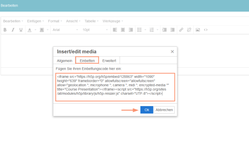 Texteditor - H5P Einbettungscode_de.png