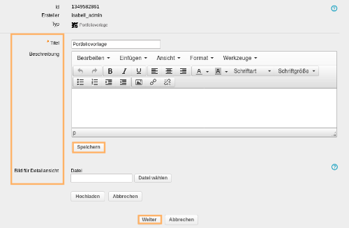 Lehren und Lernen - Portfoliovorlage erstellen_de.png