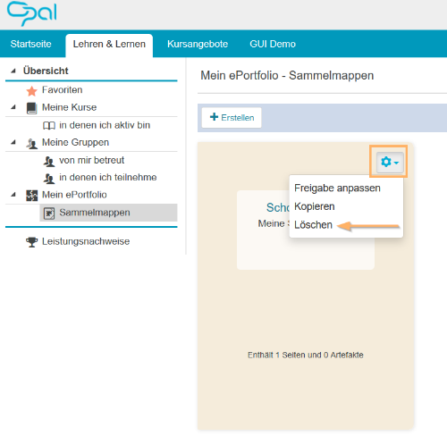 ePortfolio - Sammelmappe Funktion löschen_de.png