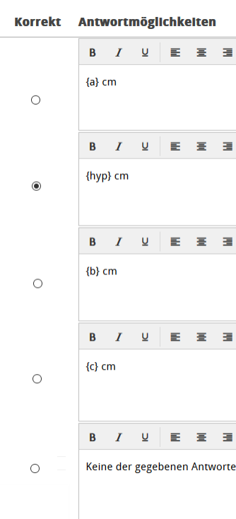Editor - Antwortoptionen zum Beispiel Hypotenuse_de.png
