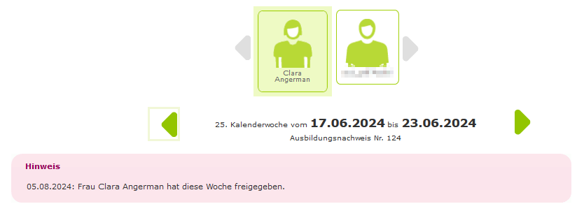 Externe Ausbilder - Azubi im Berichtsheft auswählen_de.png