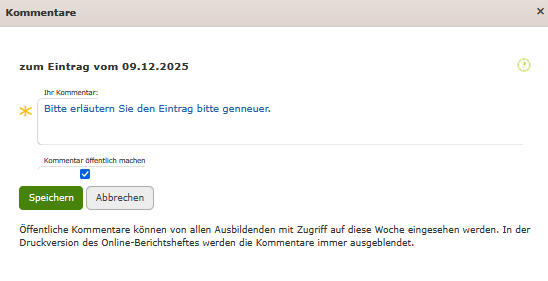 Externe Ausbilder - Kommentar im Berichtsheft verfassen_de.png