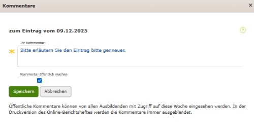 Externe Ausbilder - Kommentar im Berichtsheft verfassen_de.png