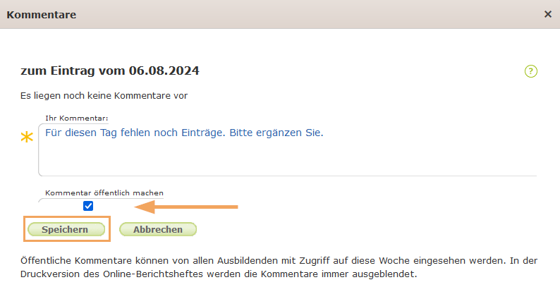 Betriebliche Ausbilder - Kommentar im Berichtsheft verfassen_de.png