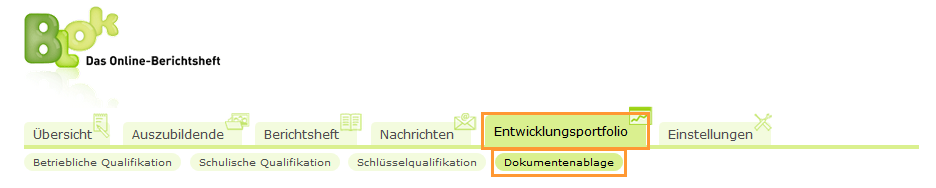 Ausbilder - Navigationsleiste Dokumentenablage_de.png