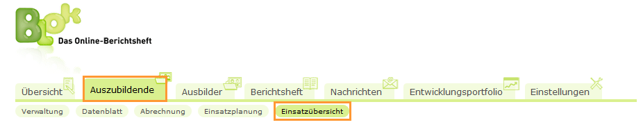 Auszubildende - Einsatzübersicht - Ausbildungsleiter_de