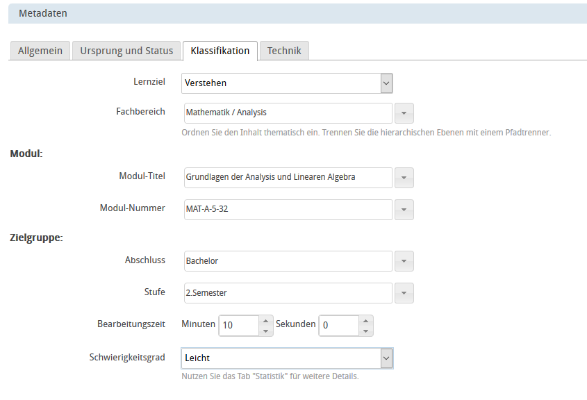 Editor - Metadatenkategorie Klassifikation_de.png